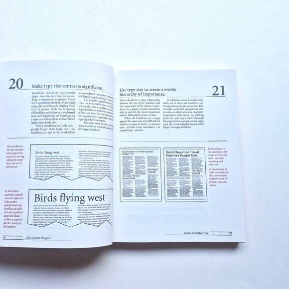 Design book: One-minute designer by Roger C. Parker - Picture 6 of 7